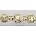 14k Gold Quilt Hawaiian Bracelet 14g